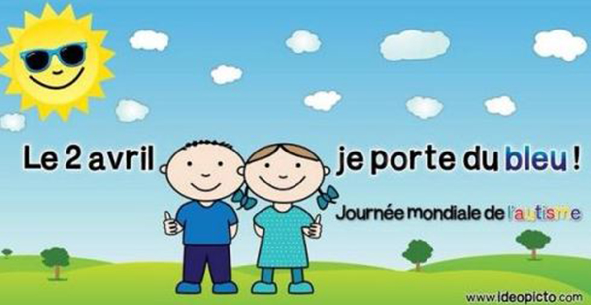 02 avril, journée mondiale de l'autisme